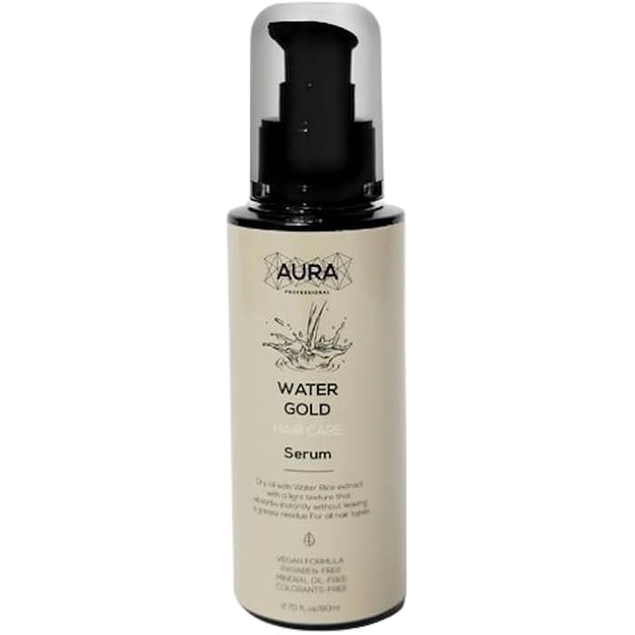 Aura professional Water gold hair serum 80 ml - Image 1